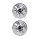 thumbnail image 2 of 2pcs 8inch Ss Golf Cart Wheel Covers 5 Spoke Design Hub Cap Kuyhfg Sin marca, 2 of 5