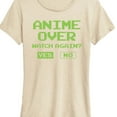 thumbnail image 3 of Instant Message - Anime Over Yes No - Women's Short Sleeve Graphic T-Shirt, 3 of 6