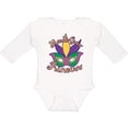 thumbnail image 3 of Inktastic Mardi Gras Princess Girls Long Sleeve Baby Bodysuit, 3 of 5