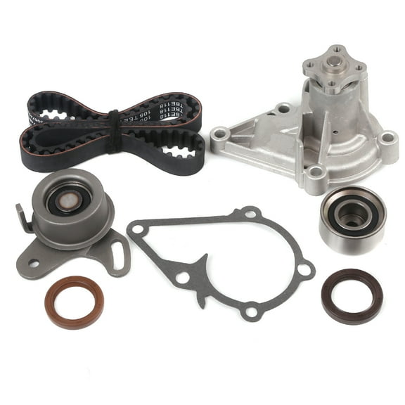 MOCA AUTOPARTS Timing Belt Kit with Water Pump Fit for 06-11 Hyundai Accent & 06-11 Kia Rio Rio5 1.6L