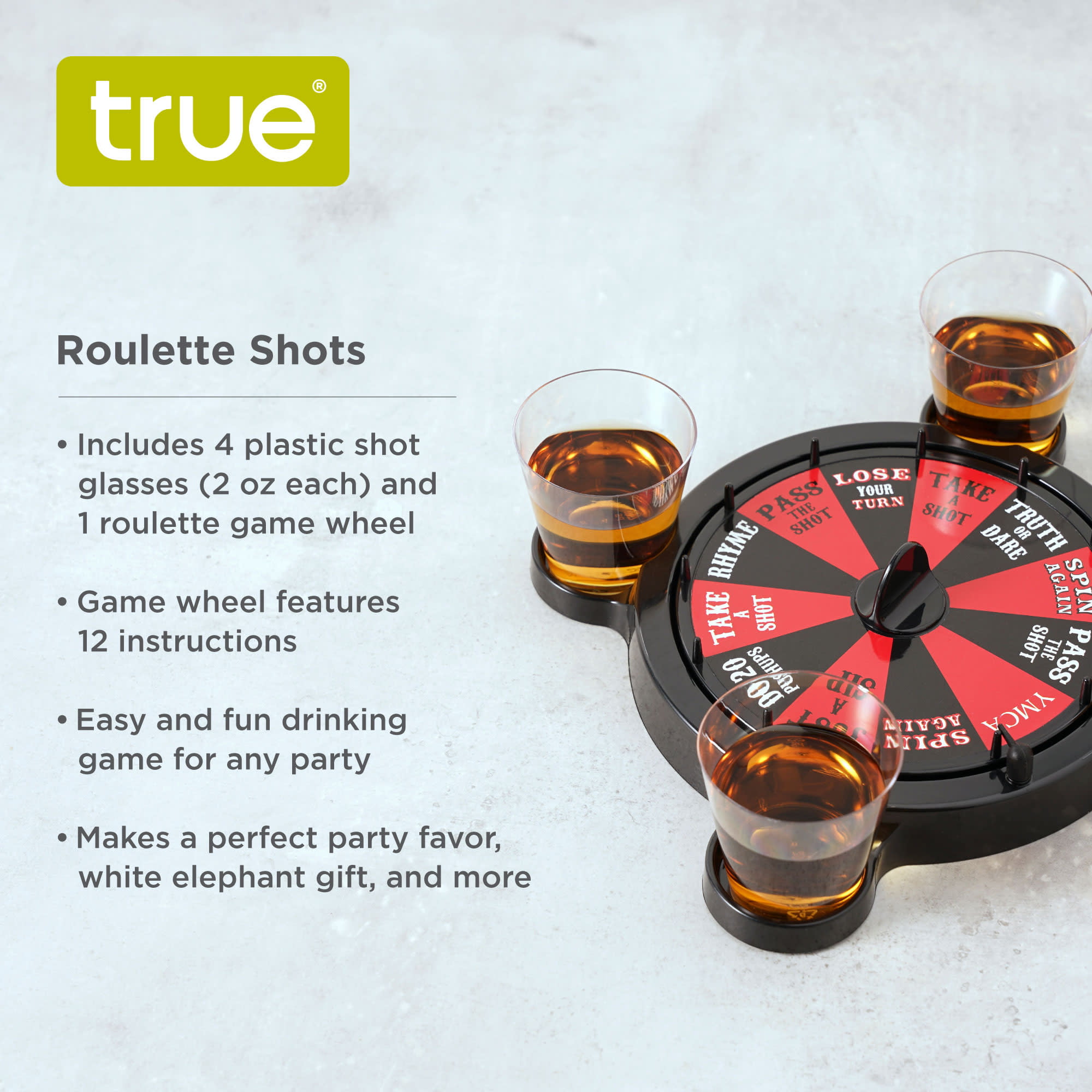 Trademark Games Shot Roulette Casino Drinking Game 80-DRG010 - The Home  Depot