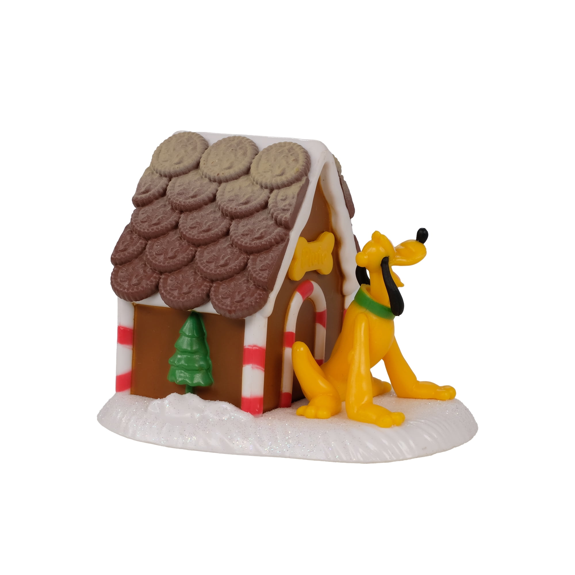 Disney Pluto Gingerbread Doghouse Village Piece
