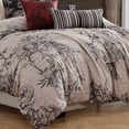thumbnail image 6 of Bebejan French Linen 5 Piece Reversible Comforter Set, Queen, 100% Cotton Sateen, Reversible, All Season, Cozy Comfort, 6 of 12