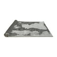 thumbnail image 2 of Ahgly Company Indoor Square Abstract Gray Modern Area Rugs, 3' Square, 2 of 4