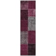 thumbnail image 2 of Addison Rugs Chantille Indoor/Outdoor Transitional Patchwork Merlot Washable Runner Rug, 2'3" x 7'6", 2 of 6