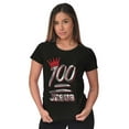 thumbnail image 3 of 100 Percent Christian Jesus is King Womens Slim Fit Graphic Tee Brisco Brands S, 3 of 5