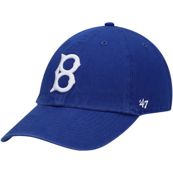 Men's '47 Royal Brooklyn Dodgers 1949 Logo Cooperstown Collection Clean Up Adjustable Hat
