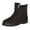 Black, variant on EKVAHL Women's Lace‑Up Winter Snow Boots, Faux Suede Walking Boots, Non‑Slip Cold Weather Outdoor Flat Casual Boots Red