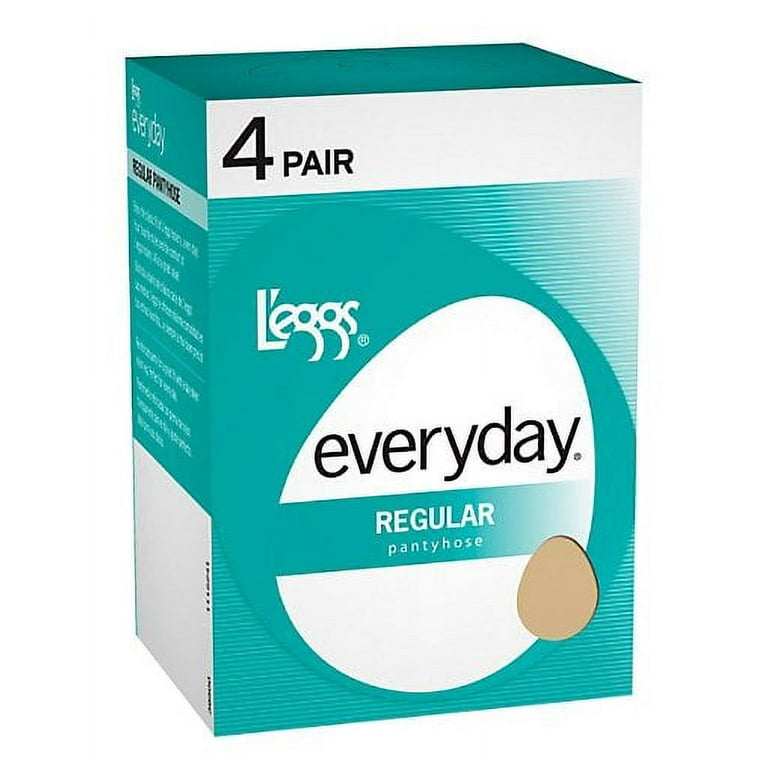 L'eggs Women's Everyday Regular Pantyhose (4 Pair)