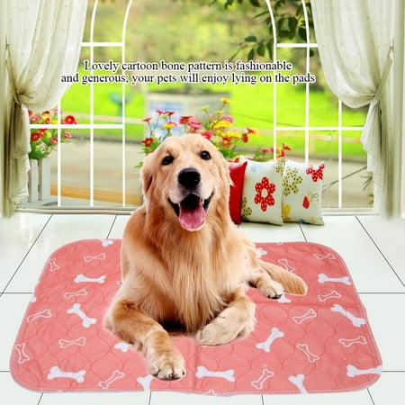 OTVIAP 3 Sizes Reusable Waterproof Puppy Dog Cat Pee Bed Pad Carpet Urine Pet Trainging Mat ,Dog Pee Pad, Waterproof Dog Urine (Best Way To Clean Up Dog Pee On Carpet)