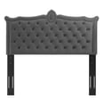 thumbnail image 2 of Luxurious Louisa Velvet King/California King Headboard - Opulent Design, Adjustable Fit, 2 of 3