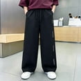 thumbnail image 3 of Bixock Sweatpants for Boys High Waist Straight Leg with Side Pockets Kids Solid Color Loose Casual Joggers Comfortable Workout Activewear Boys Clothings Size 11-12Years, 3 of 6