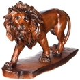 thumbnail image 2 of UG Collectible Prowling Faux Wood Lion Model Figure Figurine Statue SS-UG-PY-0277, 2 of 3