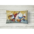 thumbnail image 2 of Boat Painting Fabric Decorative Pillow, 2 of 3