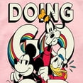 thumbnail image 3 of Disney - Mickey & Friends - Mickey, Donald, & Goofy - Doing Good - Toddler And Youth Girls Raglan Graphic T-Shirt, 3 of 4