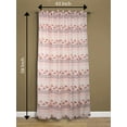 thumbnail image 3 of Sapphire-Web Multi-color Kitchen Curtains Semi Sheer Victoria Print Curtains for Bathroom Small Window Treatment 2 Panels (58 inch by 43 inch), 3 of 5