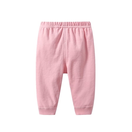Baby Boys Pants Toddler Pull on Sweatpants Trousers Infant Girls Cotton Joggers Unisex Baby Leggings for Newborn Warm Bottoms