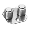 thumbnail image 2 of Glass Sliding Door Positioner Lower Guide Pulley Sliding Door Swing Stop, 2 of 9