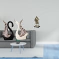 thumbnail image 2 of estatua de cisne,Figuras de cisne,estatuas,decoración del hogar,fiesta de bodas,Figura de escritorio,Estatua de caballero,arte,artesanía,coleccionable,escritorio,oficina,Figura, 2 of 8