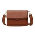 thumbnail image 2 of Small Square Purse Wallet for Lady Girls Brown, 2 of 8