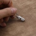 thumbnail image 2 of Anti-Lost Pet ID Tag Bucket Tube Collar Name Address Identity Tag Pendant Puppy Kitten Personalized Tag Silver, 2 of 3