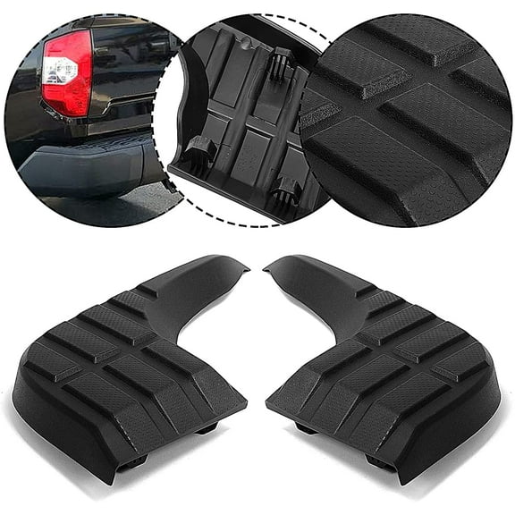 Kojem Rear Bumper Step Pad for 2014-2020 Toyota Tundra Top Pad Primed Left Right Side Replaces TO1197102 TO1196102