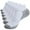 White, variant on FhsagQ Socks Socks for Women Women's 6 Pack Sweat Absorbing and Odor Proof Sports and Leisure Low Top Shallow Mouth Short Socks Plus Size Socks for Women 5Xl Women Socks Fishnet Body Suit White L