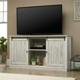 thumbnail image 5 of Sauder Barrister Lane Sliding Door Entertainment Credenza TV Stand for TVs up to 60", White Plank Finish, 5 of 24