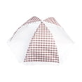 thumbnail image 1 of Red para insectos emergente para barbacoas, picnics y campamentos: carpa plegable y duradera de malla tipo domo beige para alimentos, 1 of 5
