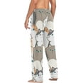 thumbnail image 6 of FREEAMG Cat Cotton Pajama Pant for Men, Super Soft Lightweight Lounge Pajama Bottoms Drawstring Sleepwear Pant with 2 Pockets, 6 of 7