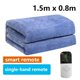 thumbnail image 1 of Manta eléctrica de franela para cama doble, 220V, manta térmica eléctrica para 2 personas, 9 niveles de temperatura, control remoto inteligente, 1 of 4