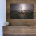 thumbnail image 5 of Luxe Metal Art 'White Out' by Bruce Getty, Metal Wall Art, 16"x12", 5 of 9