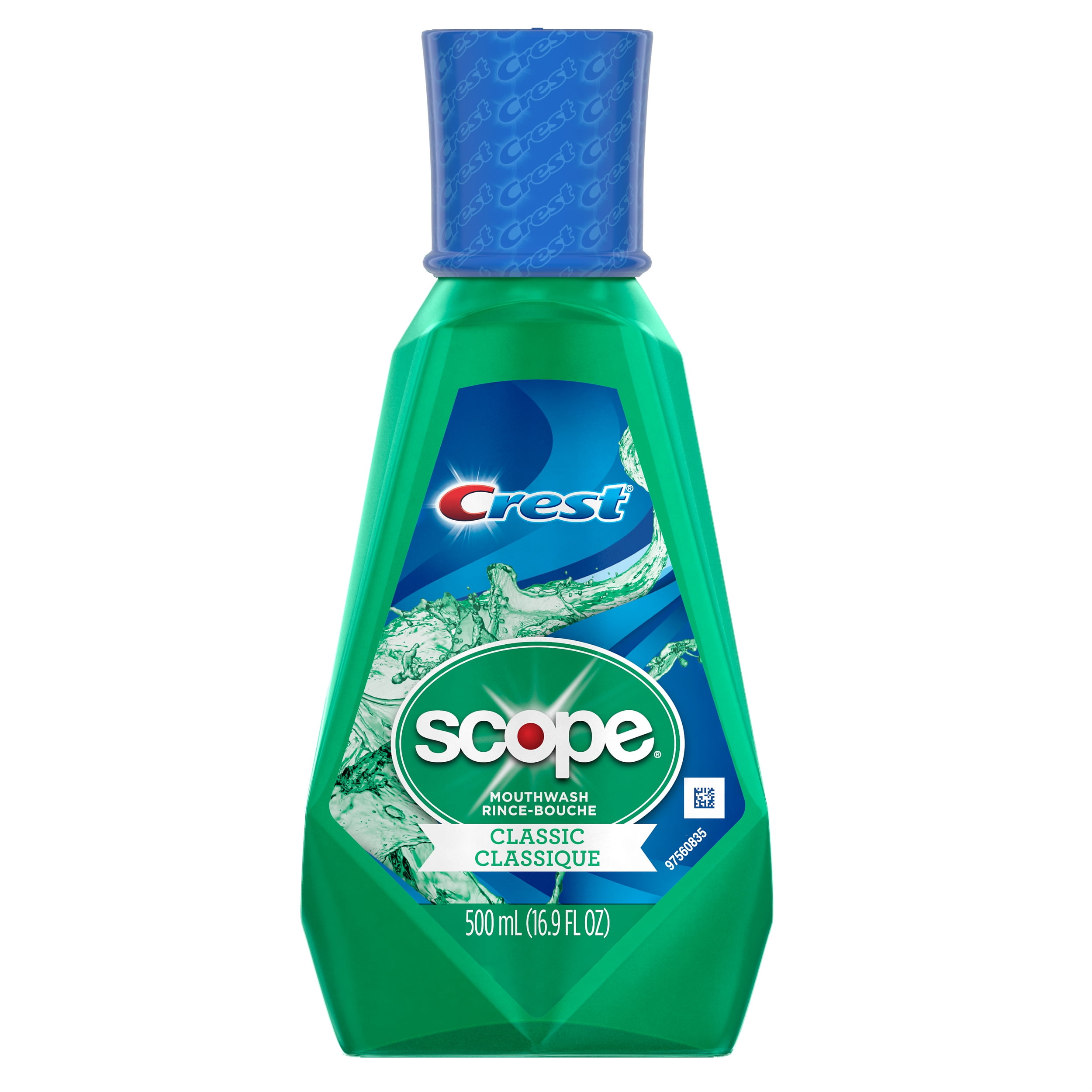 Crest Scope Classic Mouthwash, Original Formula, 500 mL