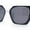 White - Black, variant on Womens Mod Angular Inset Lens Butterfly Fashion Sunglasses Slate - Smoke