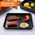 thumbnail image 2 of KAKOWELY Oven Baking Tray Rectangular 2Pcs 12.8X10.6X2.3In, 2 of 8