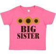 thumbnail image 3 of Inktastic Big Sister Announcement Sunflowers Girls Toddler T-Shirt, 3 of 5