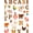Brown, Pattern 1, variant on ODIKA 4x6 Machine Washable Non-Slip Area Rug, Farm Barnyard Animal Alphabet Discovery with Country Characters High Traffic Rug, Brown, 685414