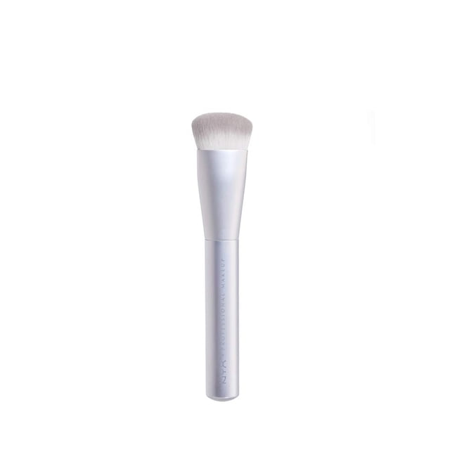 Brocha NYX PROFESSIONAL MAKEUP holográfica con halo abrillantador