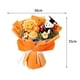 thumbnail image 5 of Ramo de flores de ganchillo Ramo de girasoles de ganchillo Girasol falso de punto Naranja, 5 of 5