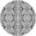 thumbnail image 1 of Ahgly Company Machine Washable Indoor Square Transitional Platinum Gray Area Rugs, 3' Square, 1 of 7