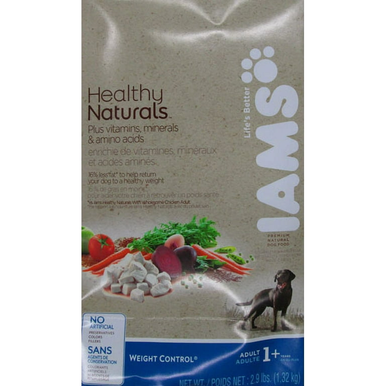 Iams healthy hotsell naturals weight management