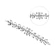 thumbnail image 4 of Cadena de apliques de diamantes de imitación adornos hechos a mano costura elegante cinturón de vestido de novia con fijación en caliente para decoración DIY y disfraz ANGGREK Otros, 4 of 8