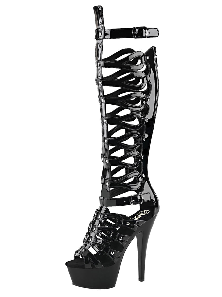 tall strappy heels