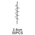 thumbnail image 1 of 50pcs Spring Lock Fishing Hook Centering Pin for Soft Lure Bait Worm Crank, 1 of 6