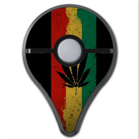 Skins Decals For Pokemon Go Plus (2-Pack) Cover / Rasta Weed Pot Leaf