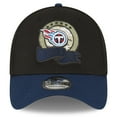 thumbnail image 2 of Men's New Era Black/Navy Tennessee Titans 2022 Salute To Service 39THIRTY Flex Hat, 2 of 6