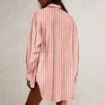 thumbnail image 6 of XUNKUSGA Striped Button Down Shirts For Women Dress Shirts Long Sleeve Casual Collared Office Work Shirt With Pocket, 6 of 6