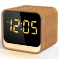 thumbnail image 1 of Reloj despertador Sound Machine Housbay de madera para dormitorios, 1 of 7