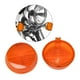thumbnail image 4 of Cubierta de lente de señal de giro para motocicleta, compatible con Honda Shadow VT750 VT400 Amarillo, 4 of 6