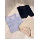 thumbnail image 5 of Camisa polo de manga corta para hombre, informal, de negocios, de algodón de fibra larga, de punto, de color sólido fino, primavera/verano 2024, 5 of 5